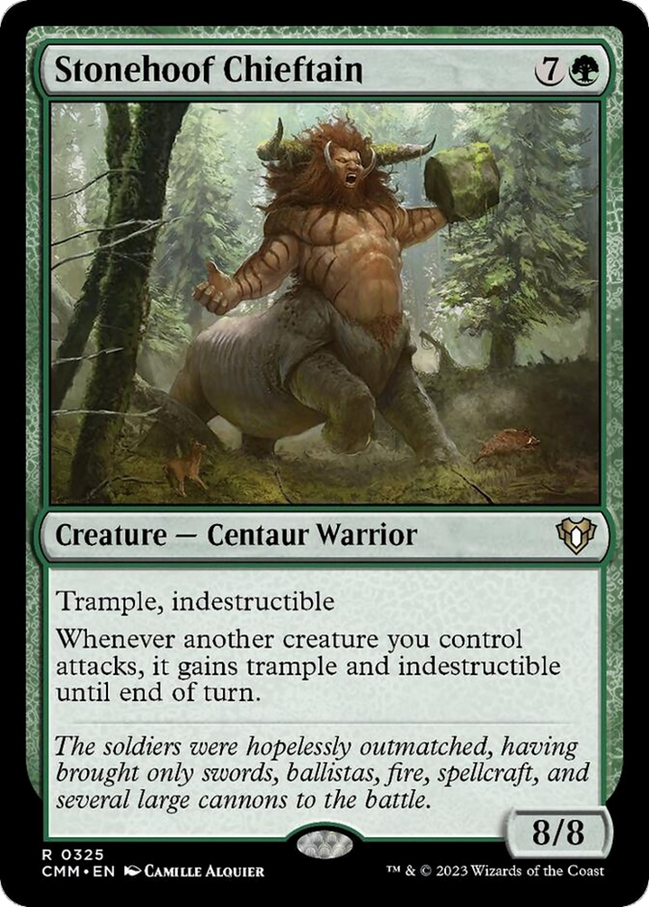 Stonehoof Chieftain [Commander Masters] Magic: The Gathering