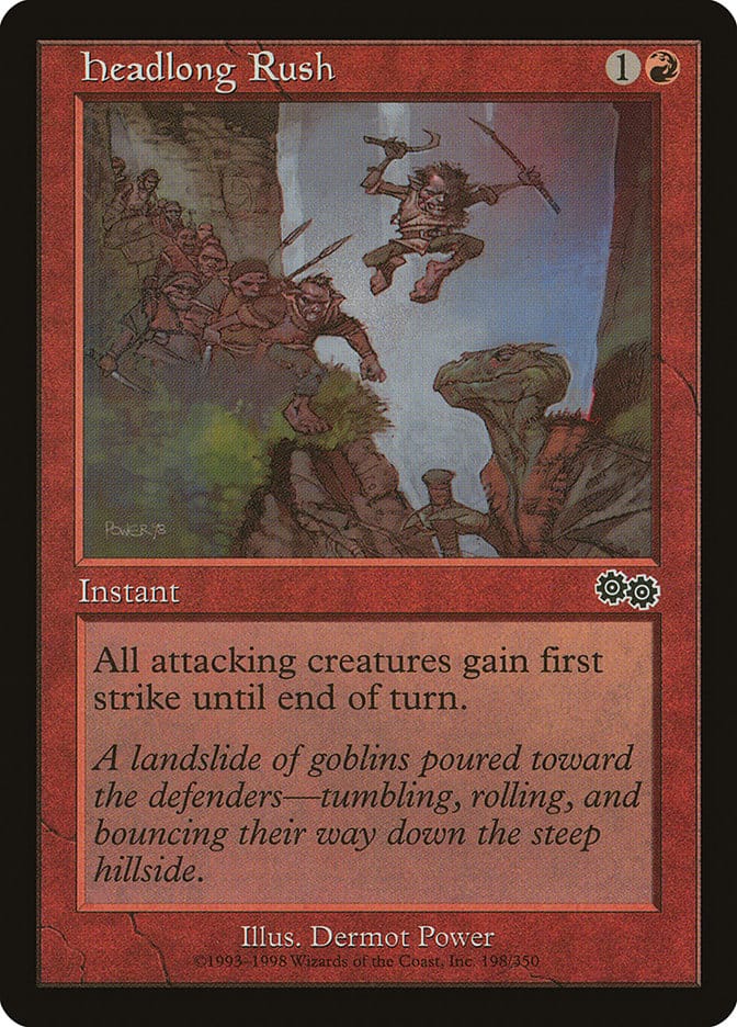 Headlong Rush [Urza's Saga] Magic: The Gathering