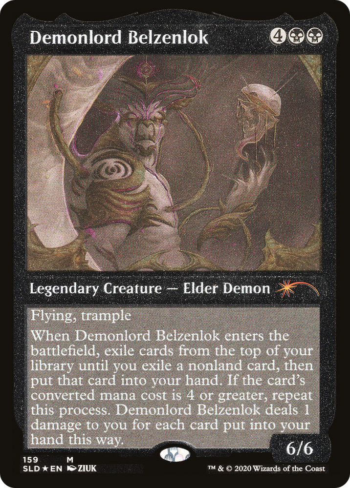 Demonlord Belzenlok (Foil Etched) [Secret Lair Drop Series] Magic: The Gathering