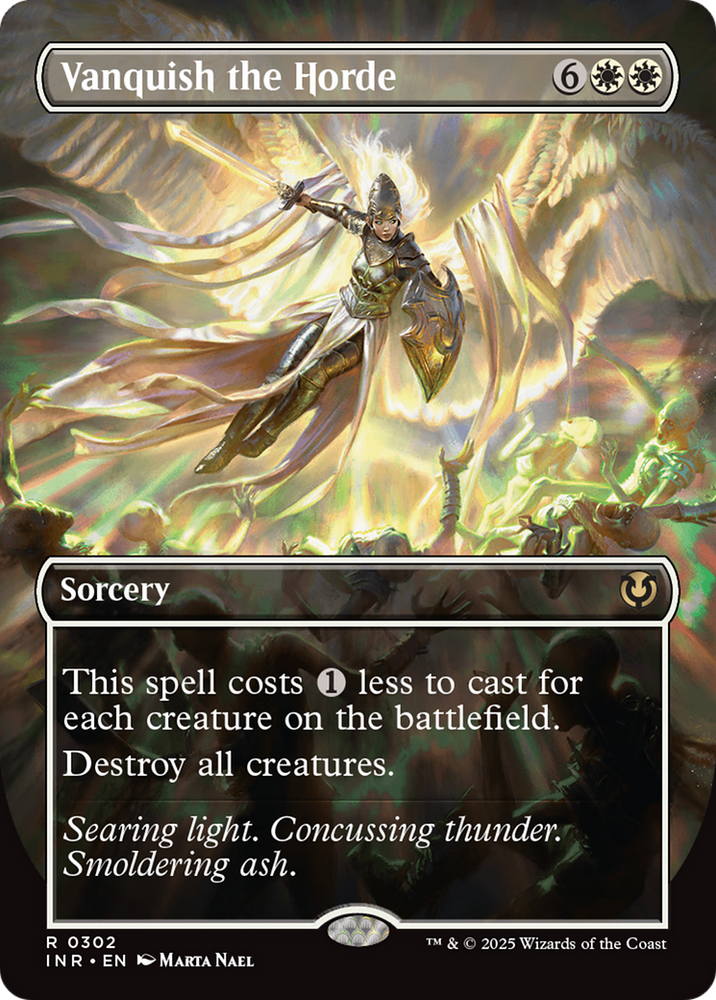 Vanquish the Horde (Borderless) [Innistrad Remastered] Magic: The Gathering