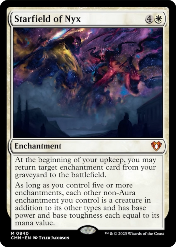 Starfield of Nyx [Commander Masters] Magic: The Gathering