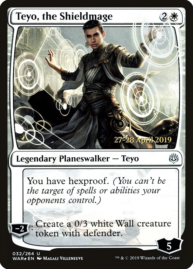 Teyo, the Shieldmage [War of the Spark Prerelease Promos] Magic: The Gathering