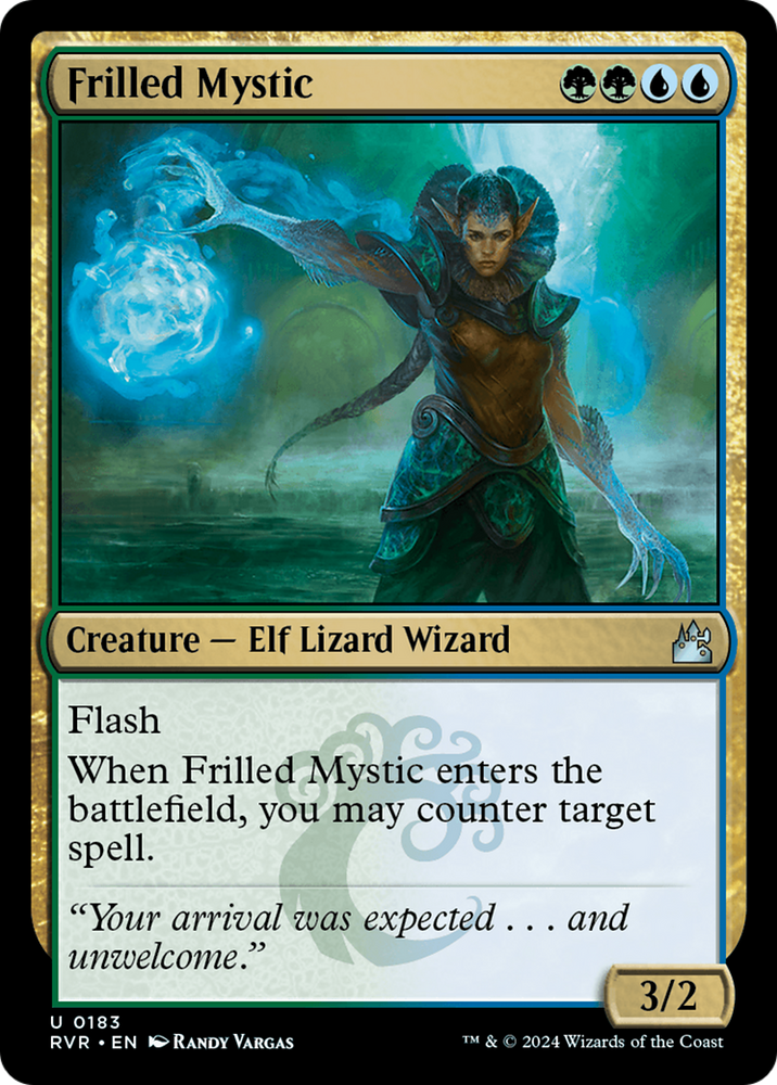 Frilled Mystic [Ravnica Remastered] Magic: The Gathering