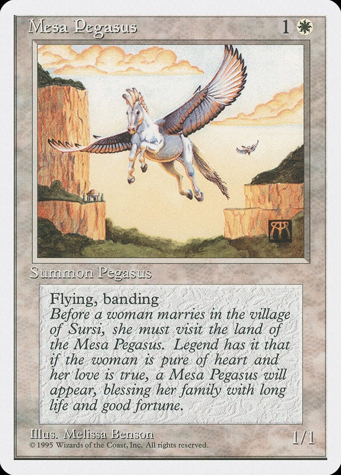 Mesa Pegasus [Fourth Edition] Magic: The Gathering