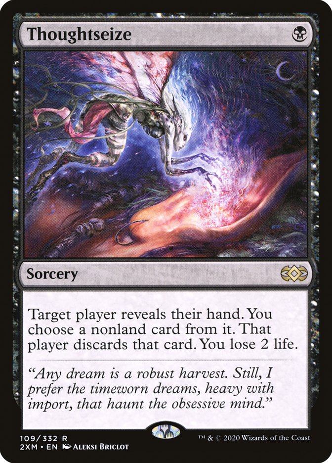 Thoughtseize [Double Masters] Magic: The Gathering