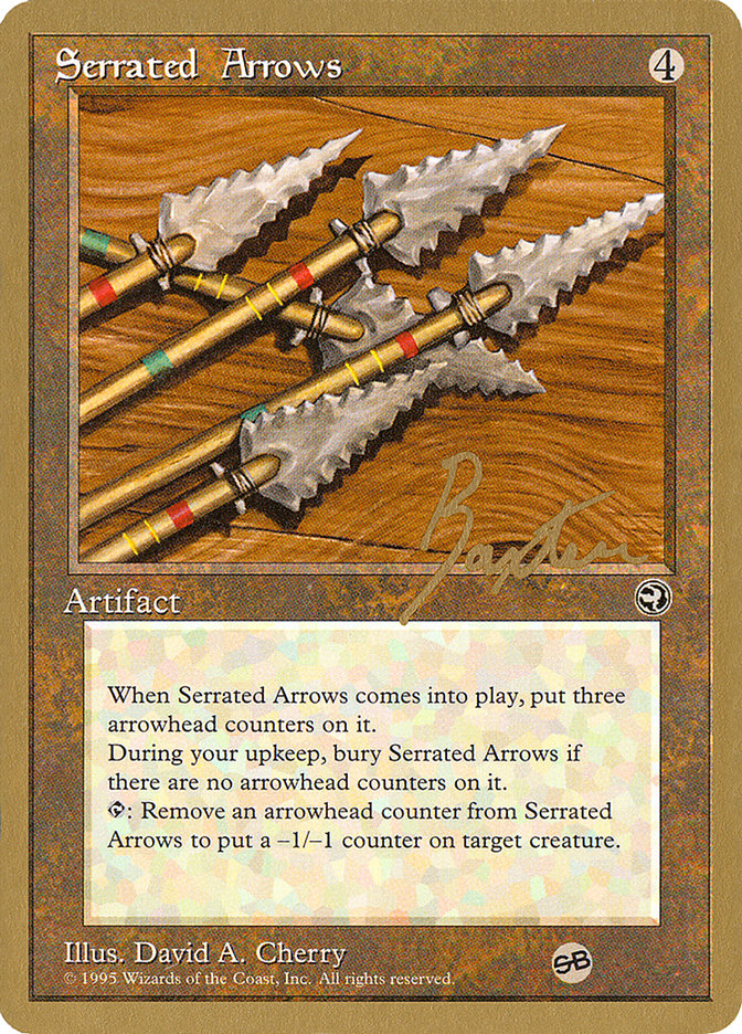 Serrated Arrows (George Baxter) (SB) [Pro Tour Collector Set] Magic: The Gathering