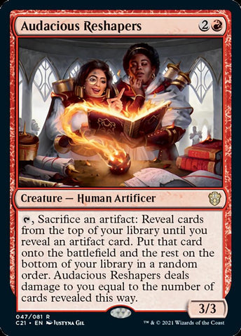 Audacious Reshapers [Commander 2021] Magic: The Gathering