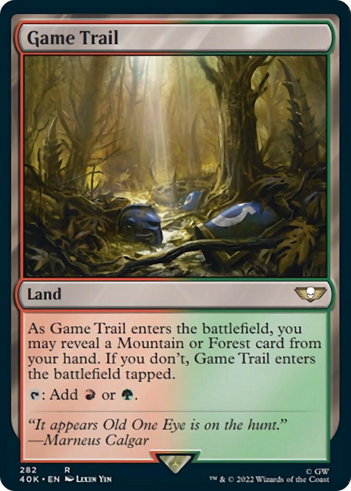 Game Trail (Surge Foil) [Warhammer 40,000] Magic: The Gathering