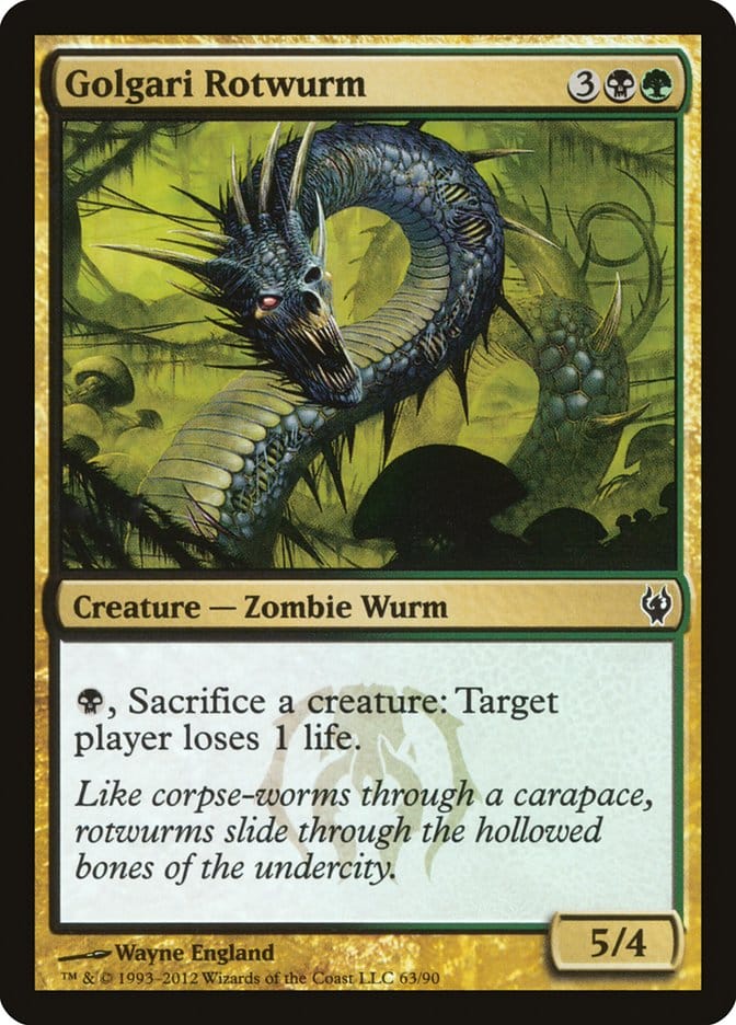 Golgari Rotwurm [Duel Decks: Izzet vs. Golgari] Magic: The Gathering