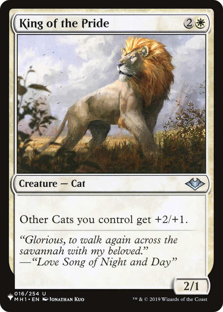 King of the Pride [The List] Magic: The Gathering