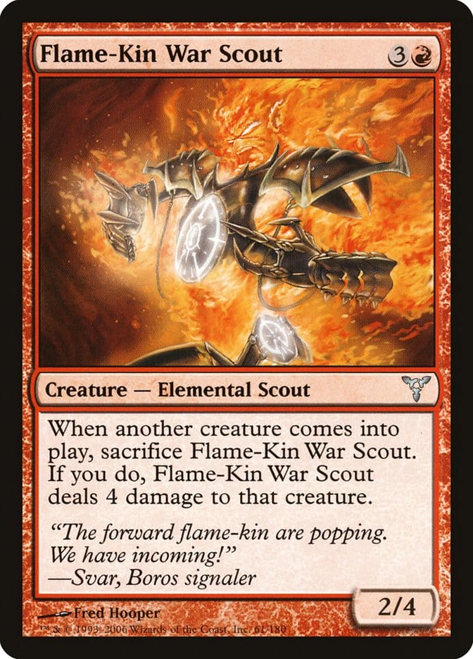 Flame-Kin War Scout [Dissension] Magic: The Gathering