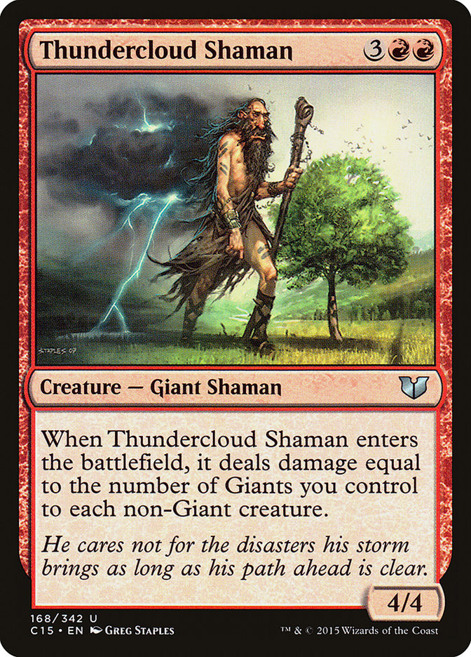 Thundercloud Shaman [Commander 2015] Magic: The Gathering