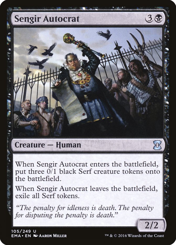 Sengir Autocrat [Eternal Masters] Magic: The Gathering