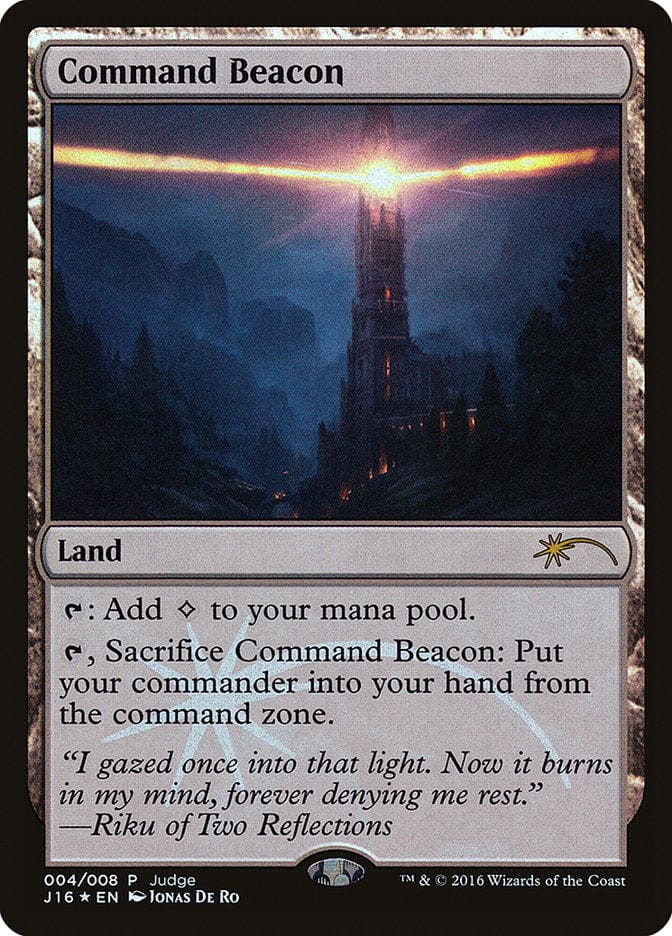 Command Beacon [Judge Gift Cards 2016] Magic: The Gathering