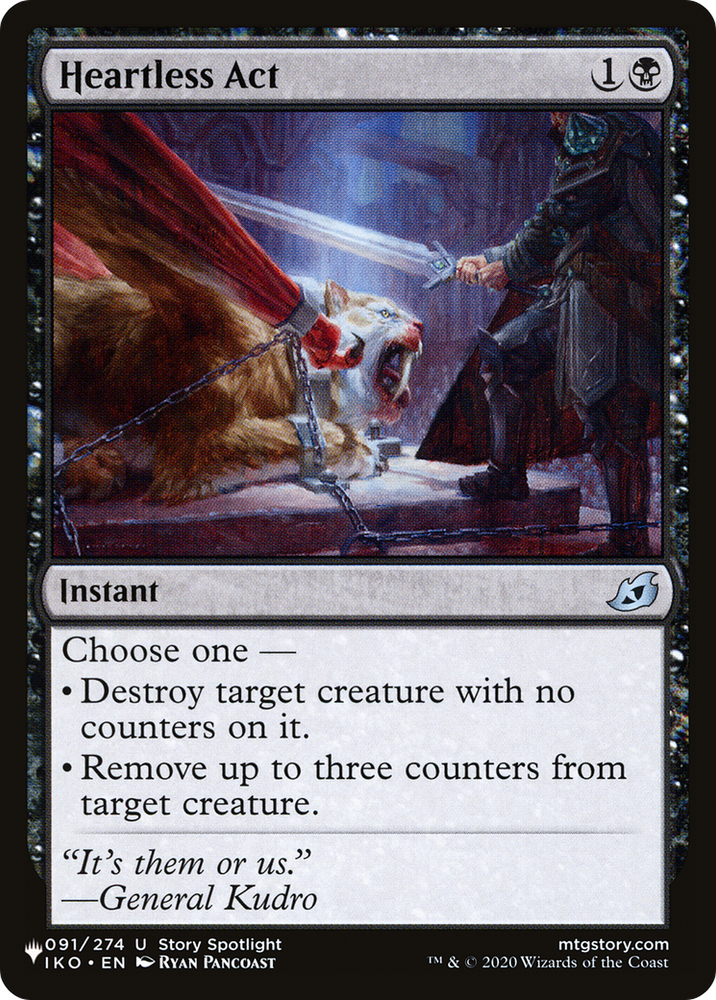 Heartless Act [The List] Magic: The Gathering