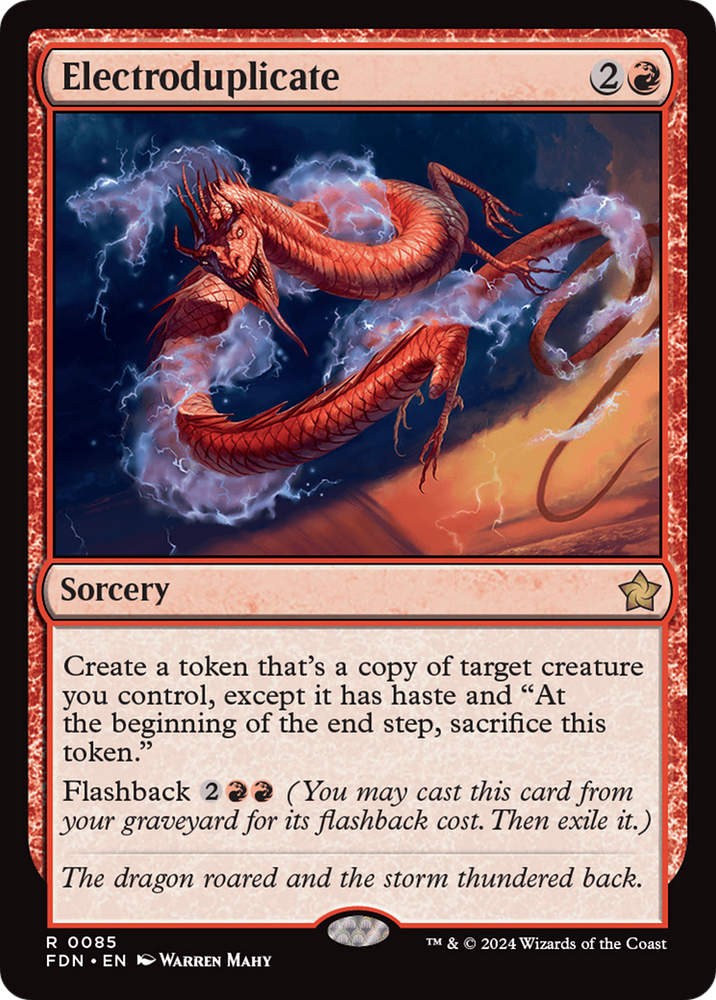 Electroduplicate [Foundations] Magic: The Gathering