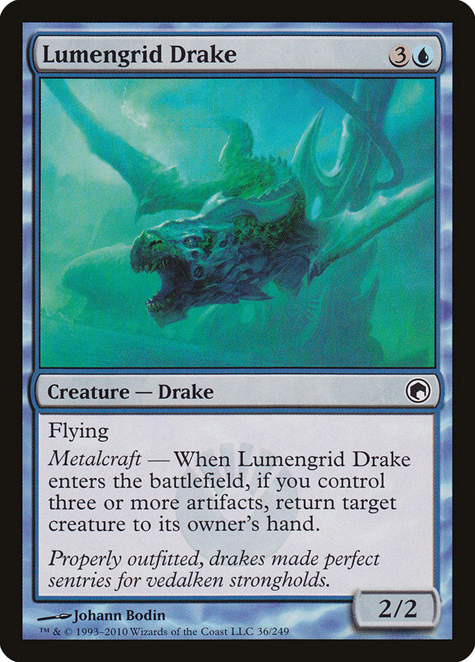 Lumengrid Drake [Scars of Mirrodin] Magic: The Gathering