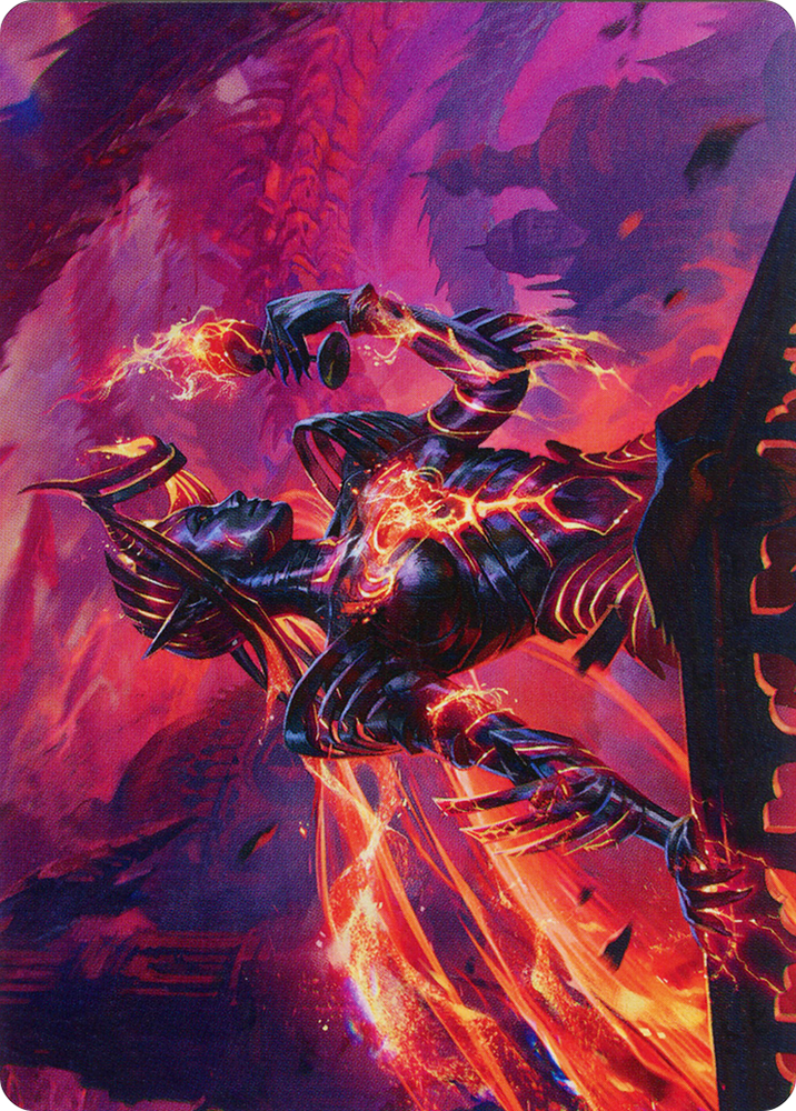 Ayara, Furnace Queen Art Card [March of the Machine Art Series] Magic: The Gathering