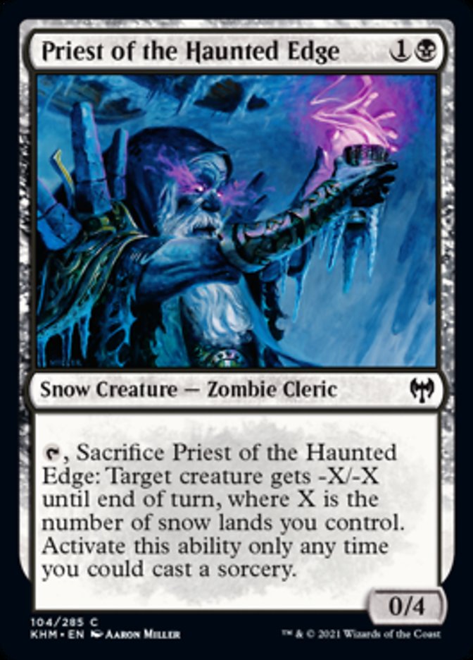 Priest of the Haunted Edge [Kaldheim] Magic: The Gathering
