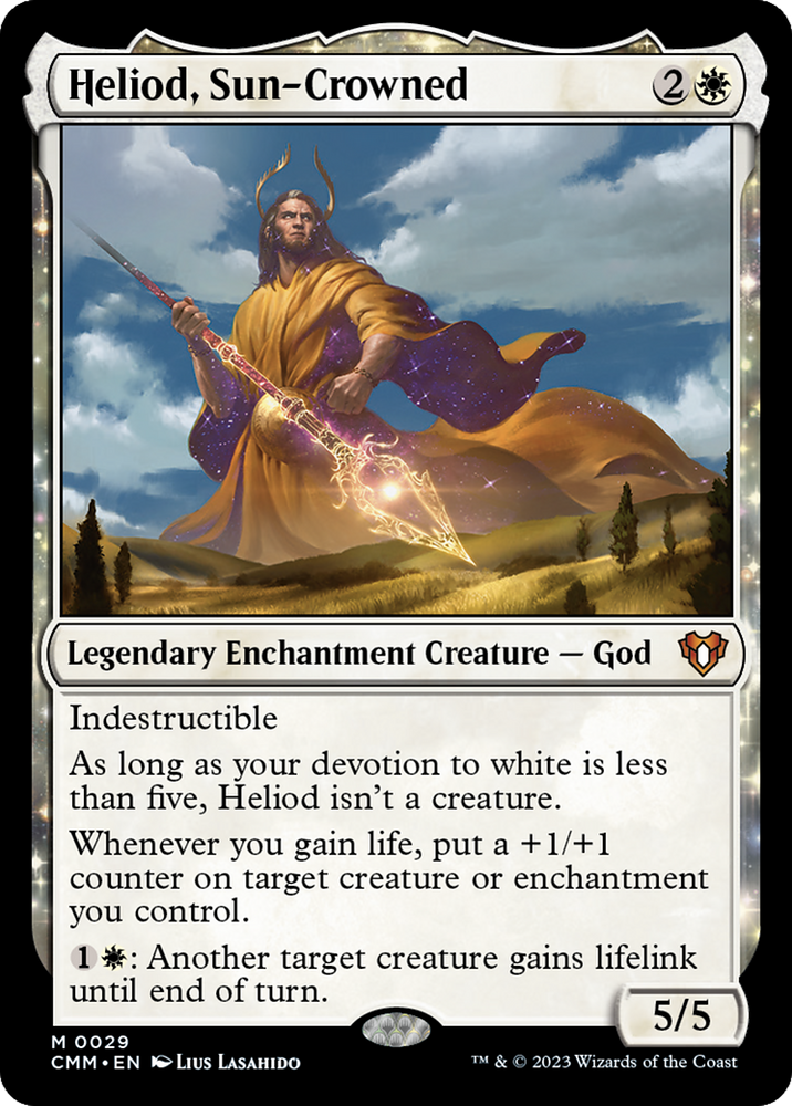 Heliod, Sun-Crowned [Commander Masters] Magic: The Gathering