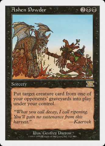 Ashen Powder [Classic Sixth Edition] Magic: The Gathering