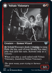 Voltaic Visionary // Volt-Charged Berserker [Innistrad: Double Feature] Magic: The Gathering