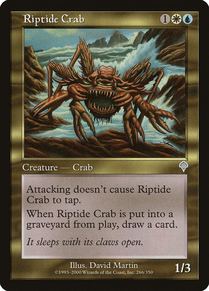 Riptide Crab [Invasion] Magic: The Gathering