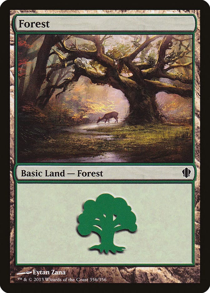Forest (356) [Commander 2013] Magic: The Gathering