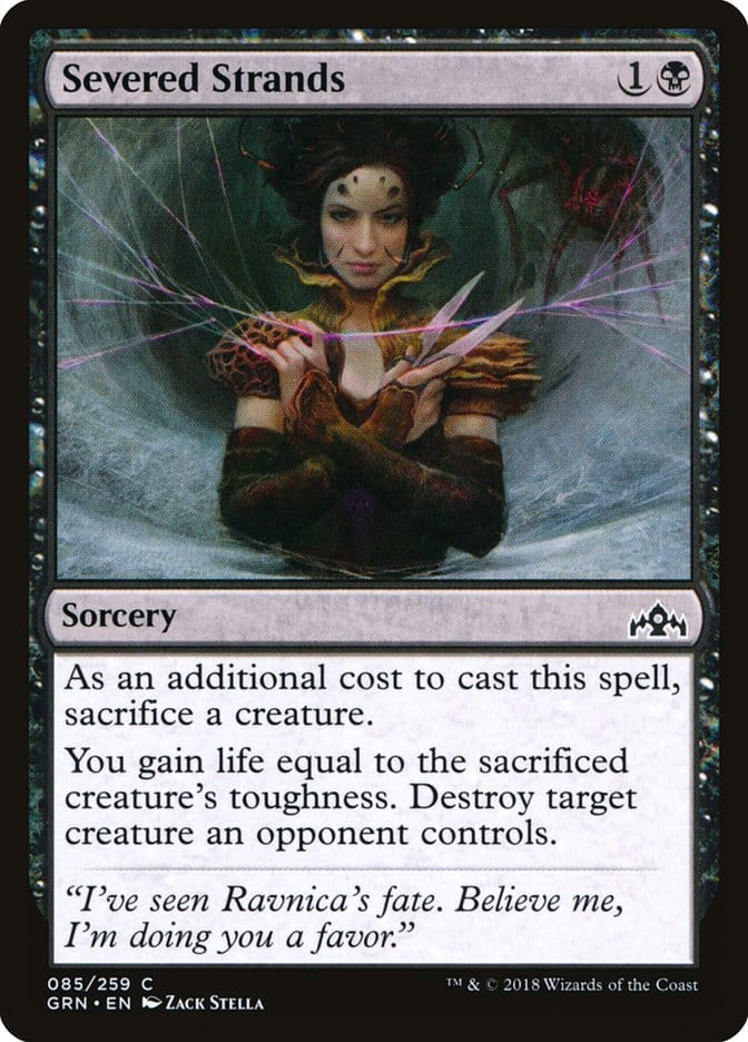 Severed Strands [Guilds of Ravnica] Magic: The Gathering