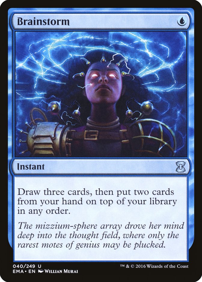 Brainstorm [Eternal Masters] Magic: The Gathering