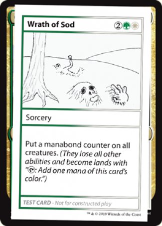 Wrath of Sod (2021 Edition) [Mystery Booster Playtest Cards] Magic: The Gathering