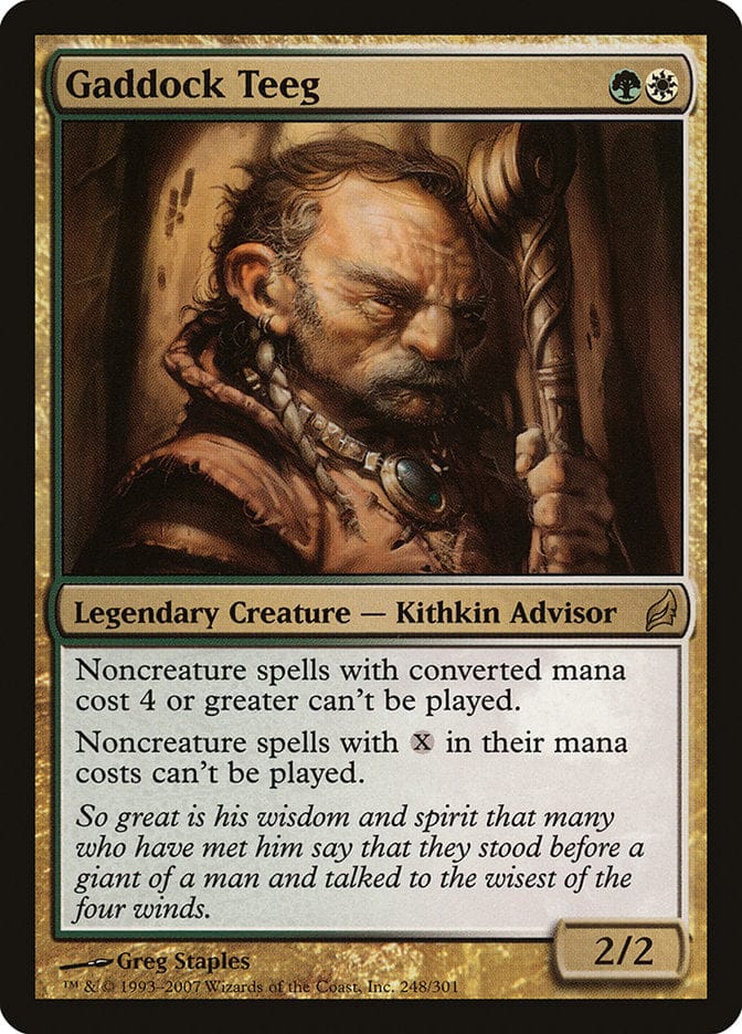 Gaddock Teeg [Lorwyn] Magic: The Gathering