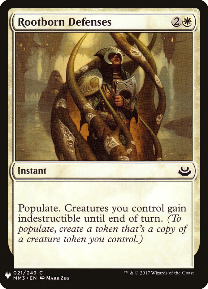 Rootborn Defenses [Mystery Booster] Magic: The Gathering