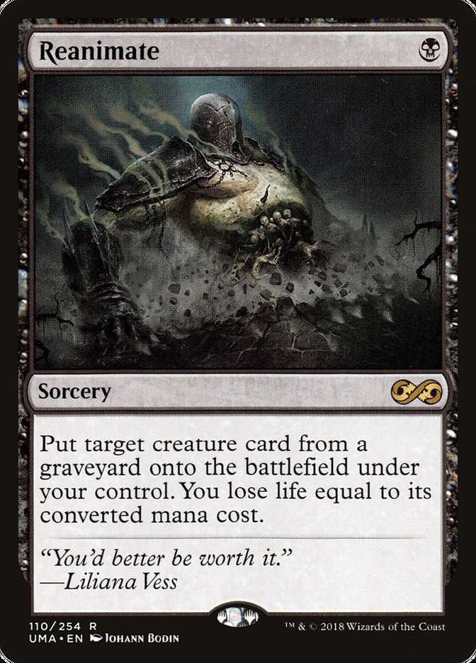 Reanimate [Ultimate Masters] Magic: The Gathering