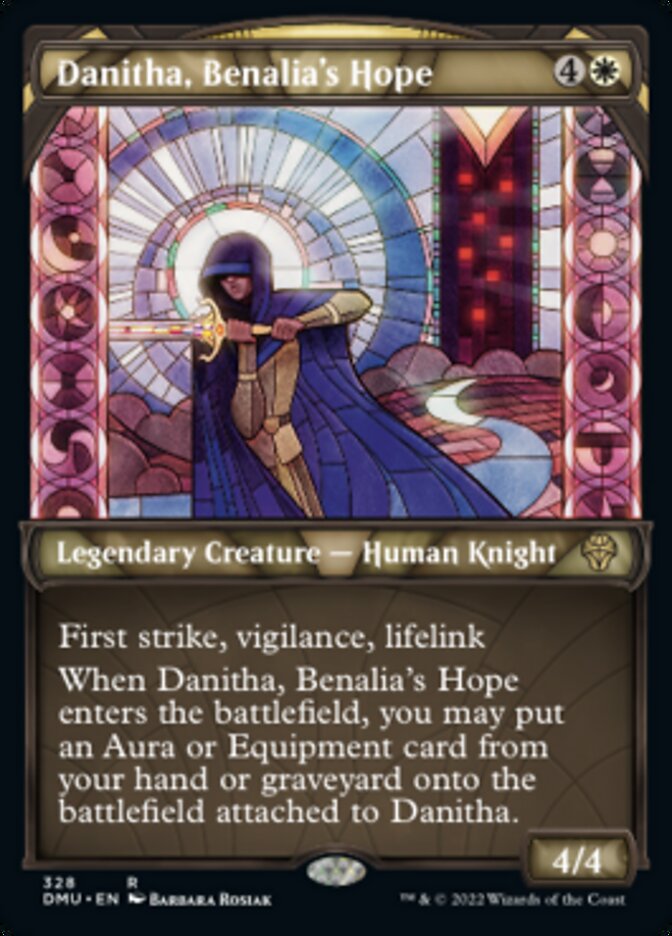 Danitha, Benalia's Hope (Showcase Textured) [Dominaria United] Magic: The Gathering