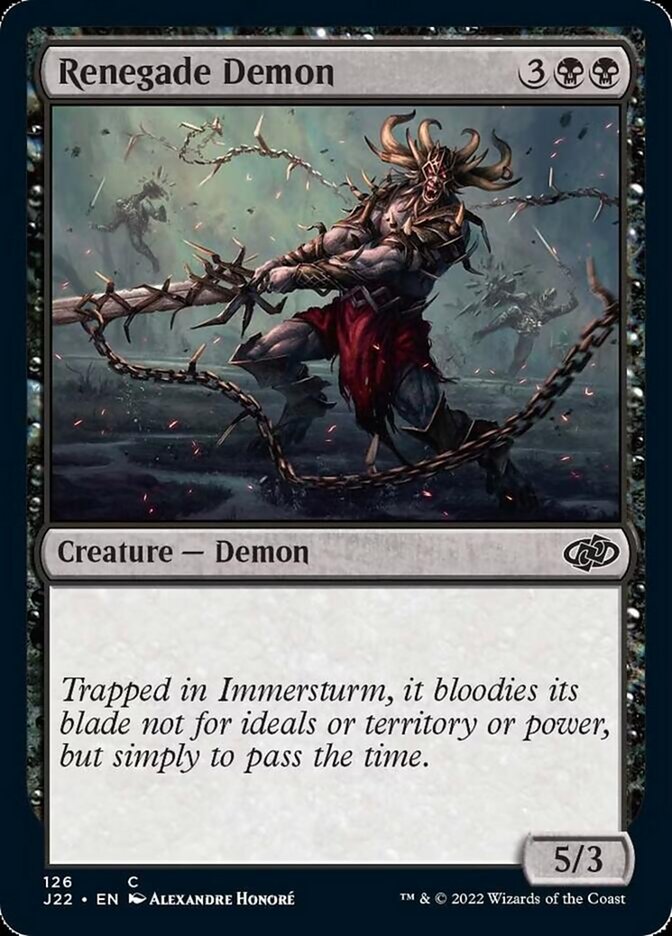 Renegade Demon [Jumpstart 2022] Magic: The Gathering