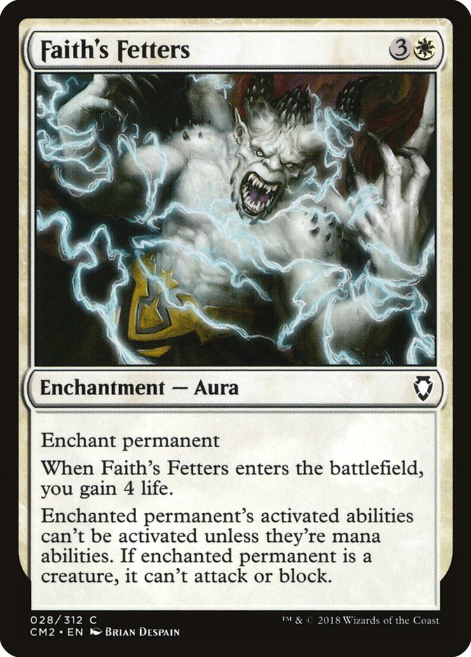 Faith's Fetters [Commander Anthology Volume II] Magic: The Gathering