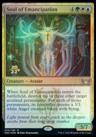 Soul of Emancipation [Streets of New Capenna Prerelease Promos] Magic: The Gathering
