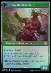 Ulvenwald Oddity // Ulvenwald Behemoth [Innistrad: Crimson Vow Prerelease Promos] Magic: The Gathering