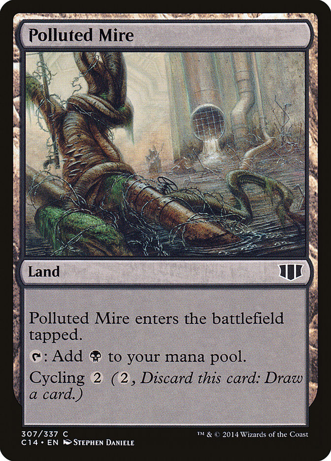 Polluted Mire [Commander 2014] Magic: The Gathering