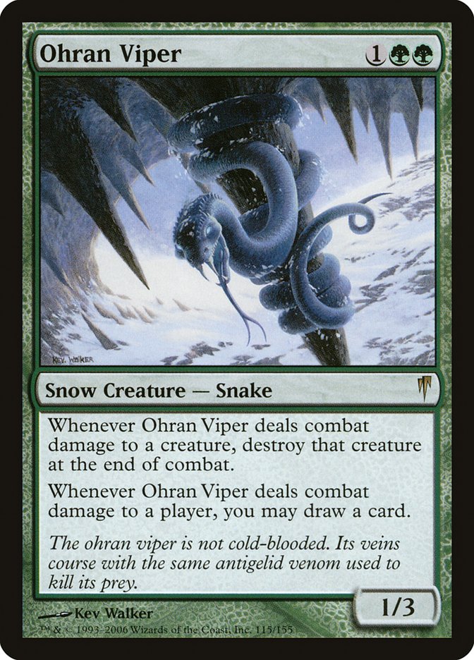 Ohran Viper [Coldsnap] Magic: The Gathering