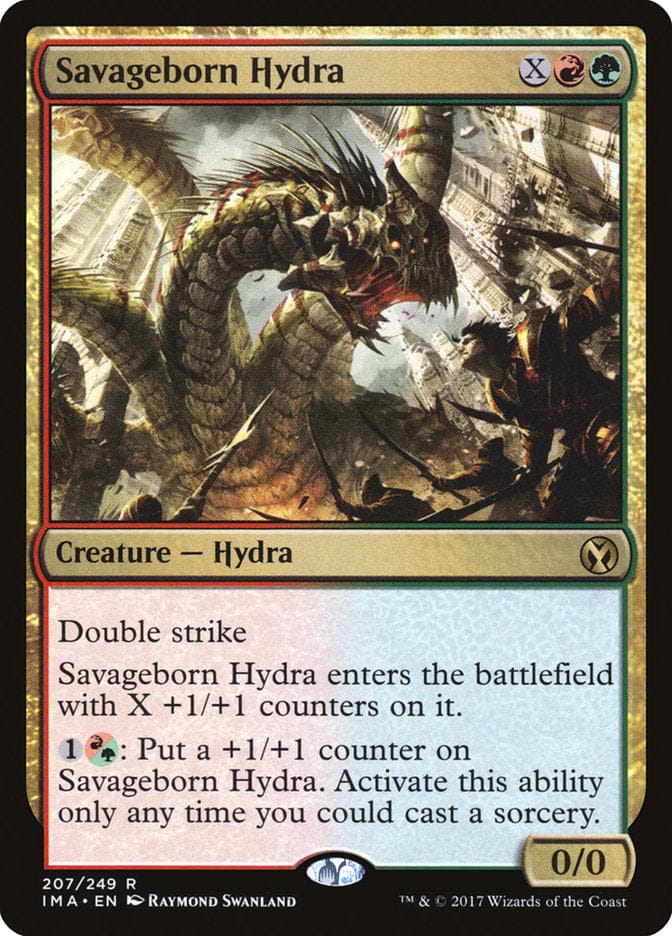 Savageborn Hydra [Iconic Masters] Magic: The Gathering