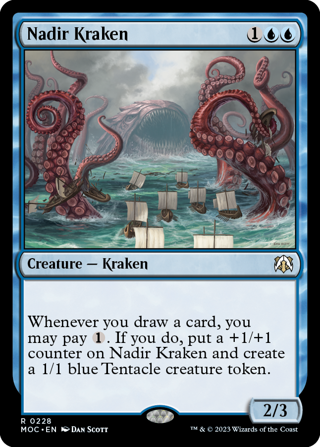 Nadir Kraken [March of the Machine Commander] Magic: The Gathering