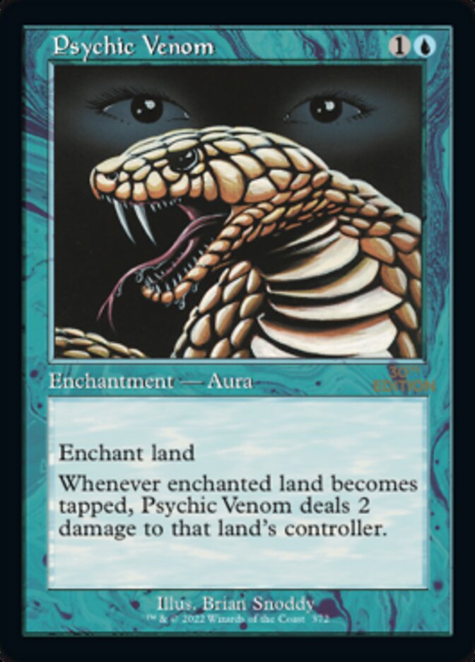 Psychic Venom (Retro) [30th Anniversary Edition] Magic: The Gathering