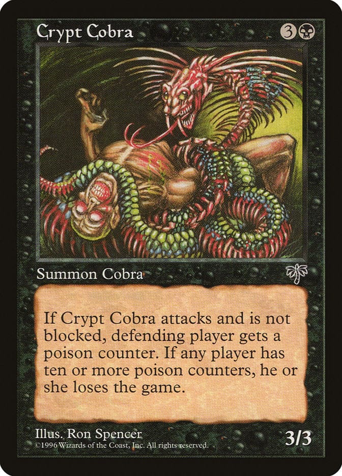 Crypt Cobra [Mirage] Magic: The Gathering