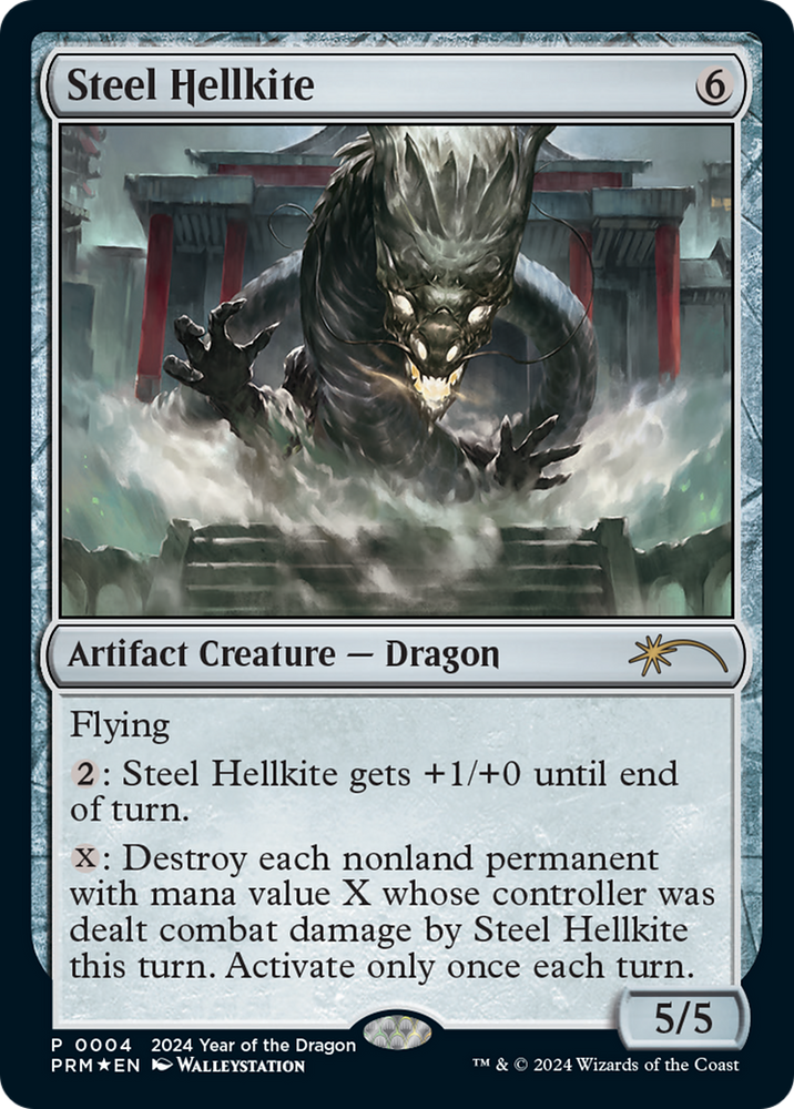 Steel Hellkite [Standard Showdown Promos] Magic: The Gathering