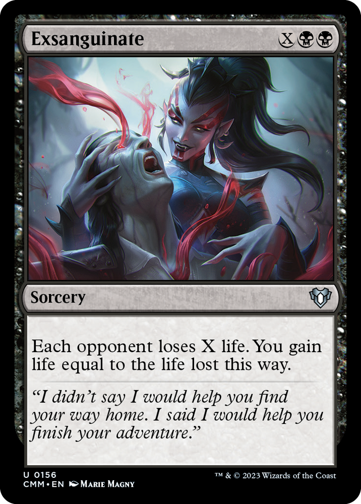 Exsanguinate [Commander Masters] Magic: The Gathering