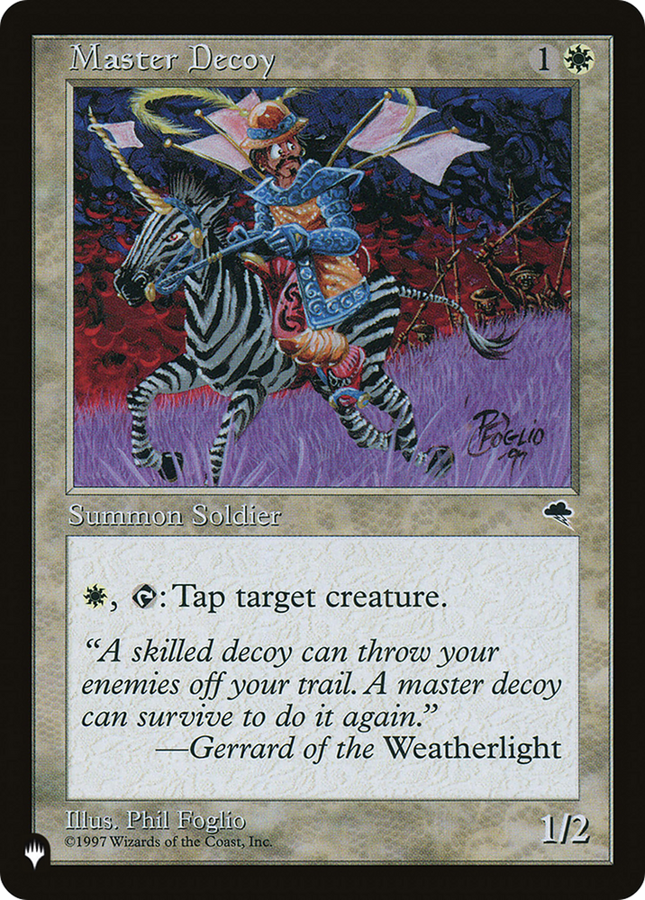 Master Decoy [The List] Magic: The Gathering