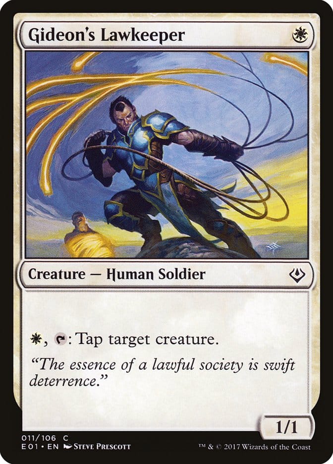 Gideon's Lawkeeper [Archenemy: Nicol Bolas] Magic: The Gathering