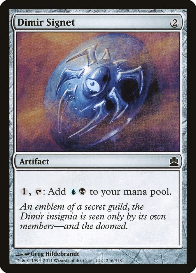 Dimir Signet [Commander 2011] Magic: The Gathering